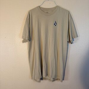Volcom Men's Tan Skelton Short Sleeve Tee XL